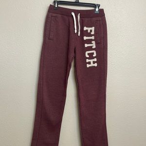 Maroon sweatpants